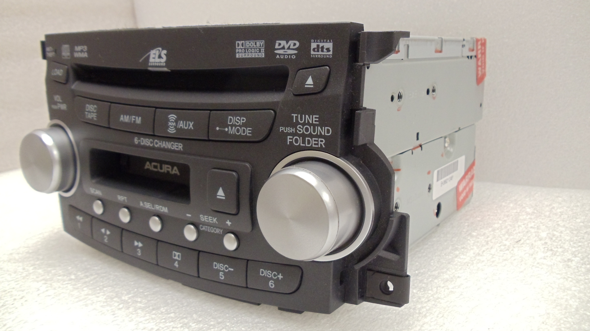 07 08 ACURA TL Radio Stereo 6 Disc Changer MP3 CD DVD Player 1TB4 39100