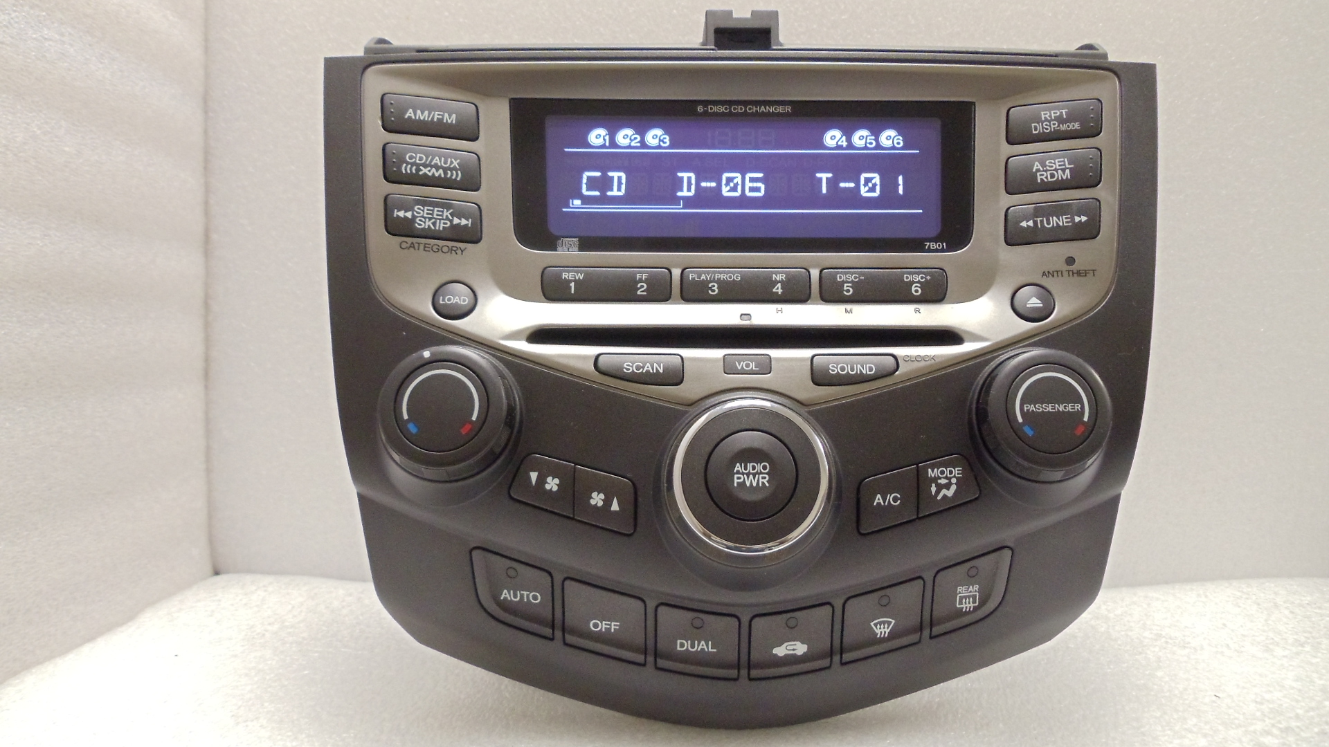 Security code for 2007 honda accord radio