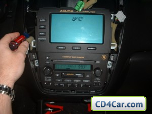 Acura MDX 01-03 Stereo Removal