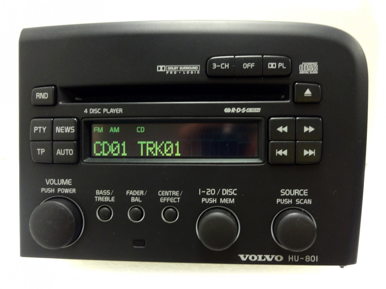 VOLVO S80 S80 4 Disc Changer CD Player Stereo Radio Receiver HU801 OEM Factory eBay