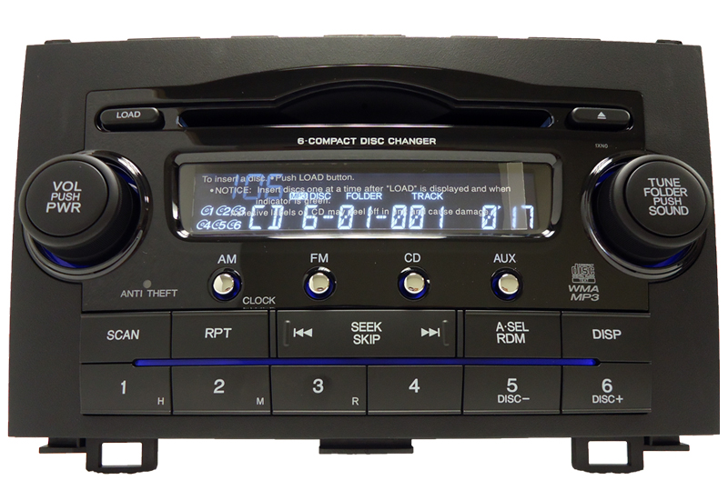 Honda cr-v audio code