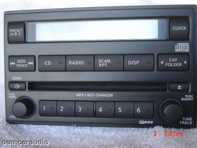 2007 Nissan xterra factory radio #6
