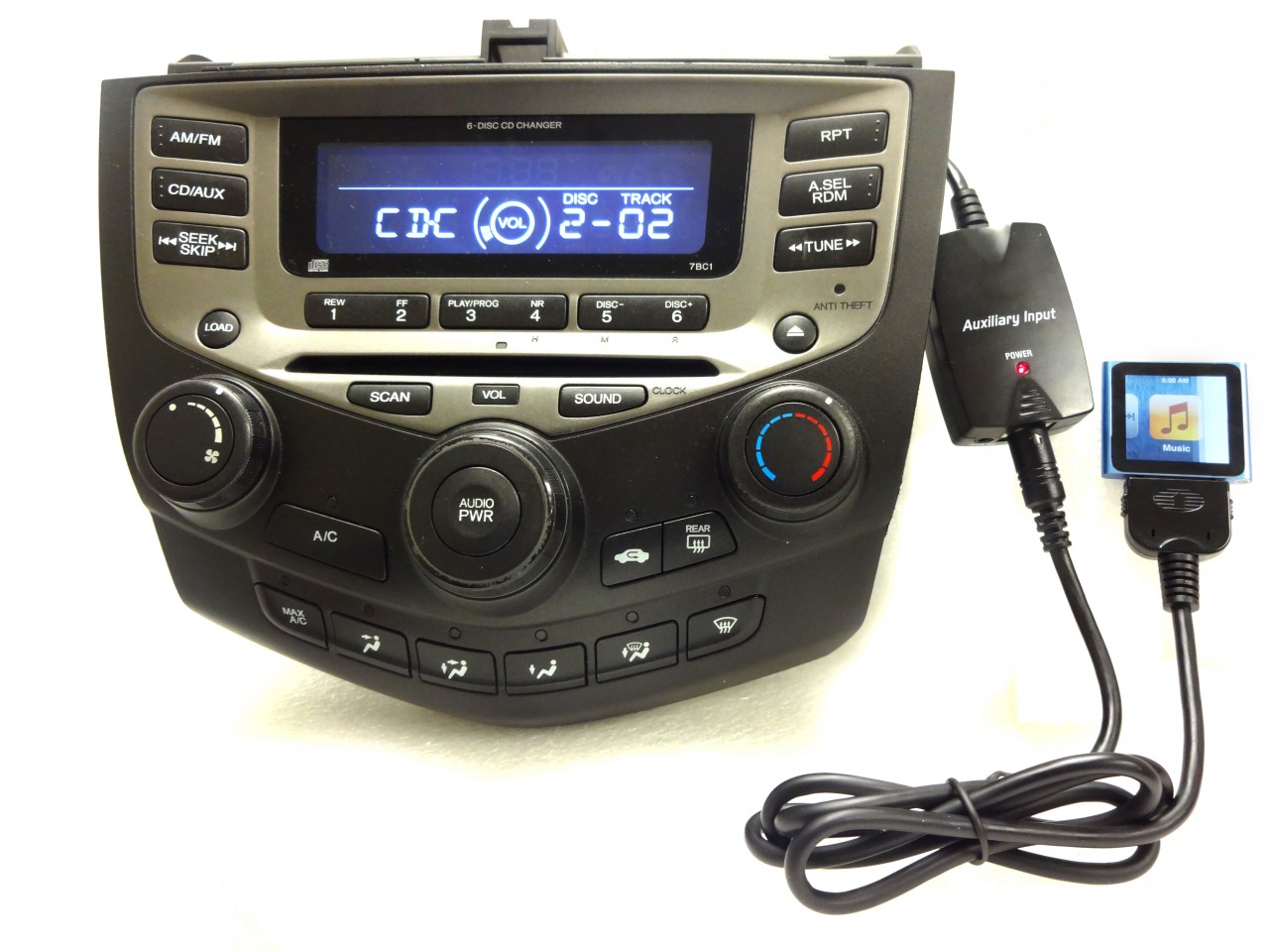 NEW HONDA Accord ACURA iPod iPhone adapter AUX Auxiliary for Radio CD