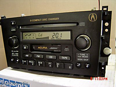 Acura Warranty on Repair Only Acura Tl Cl Radio Stereo Bose 6 Disc Changer Cd Player 01