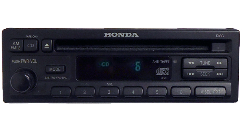 1997 Honda accord radio code list #2