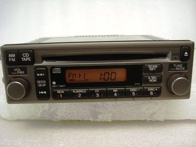 2000 Honda odyssey cd player code