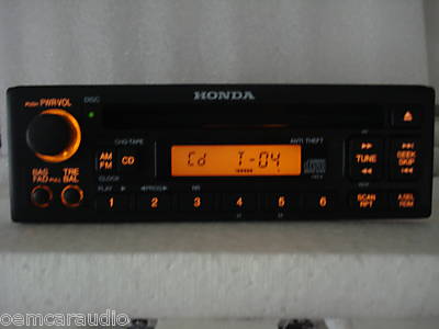 2001 Honda Accord Radio Code >> HONDA CR-V CRV Accord S2000 Insight Civic AM FM Radio Stereo CD Factory OEM | eBay 2001 Honda Accord Radio Code >> HONDA CR-V CRV Accord S2000 Insight Civic AM FM Radio Stereo CD Factory OEM | eBay