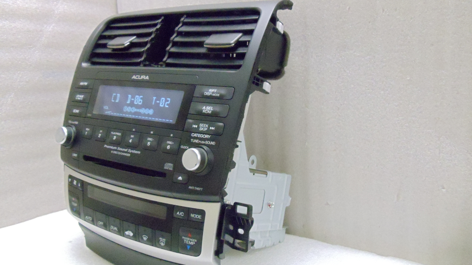 05 06 07 08 ACURA TSX Radio Stereo 6 Disc Changer CD Player 7HP0