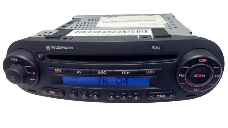 1998 - 2010 VW Volkswagen Beetle Bug Factory OEM Radio Stereo MP3 CD w