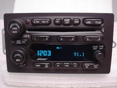 Chevrolet Buick Trailblazer Envoy OEM BOSE 6 CD Player ... Chevrolet Buick Trailblazer Envoy OEM BOSE 6 CD Player ...