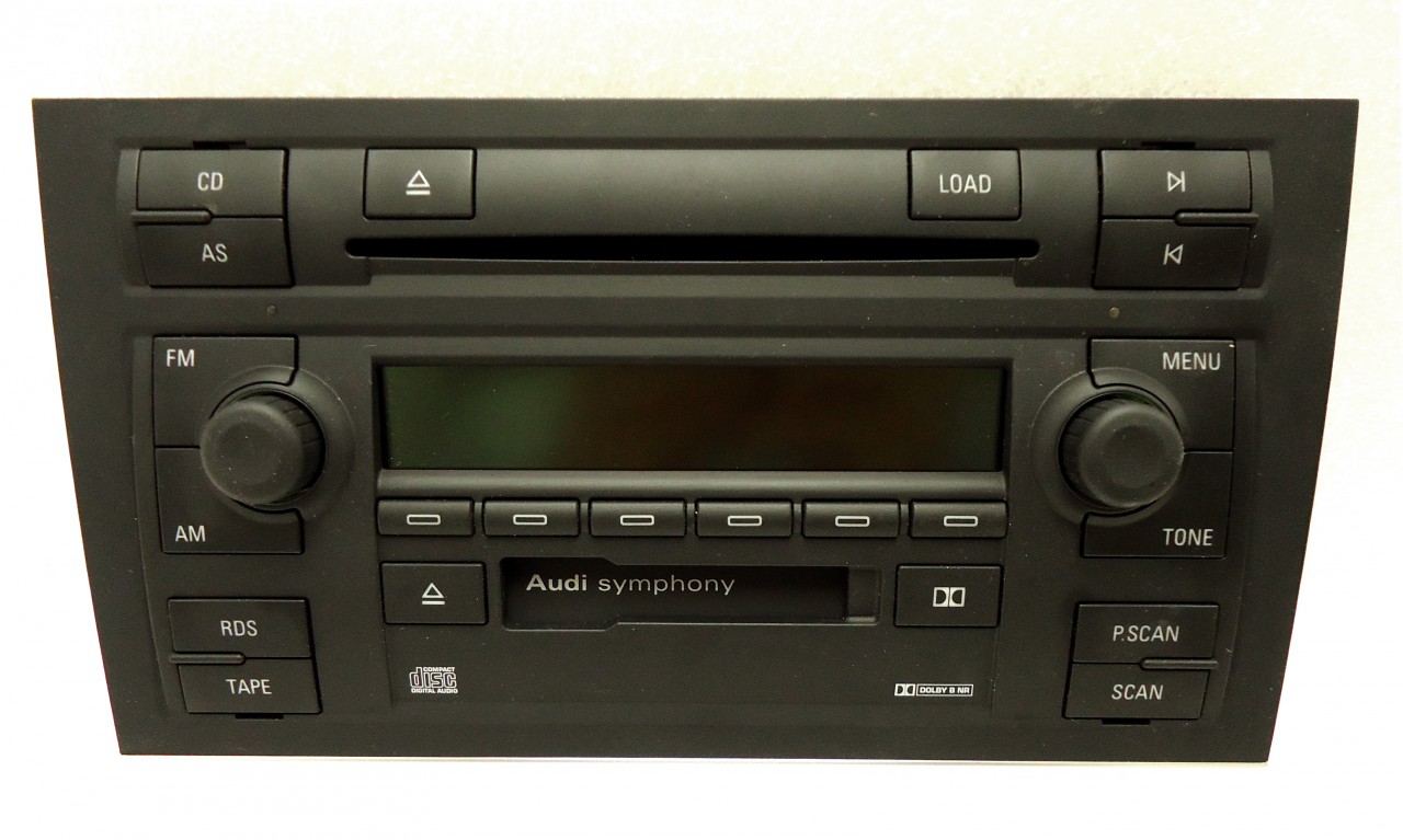 New 02 03 04 Audi Face Replacement A4 S4 for Radio 6 Disc Changer CD Player