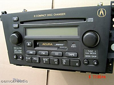 01 02 03 Repair Acura TL CL Radio Tape Player 6 CD Changer Bose 2001 2002 2003