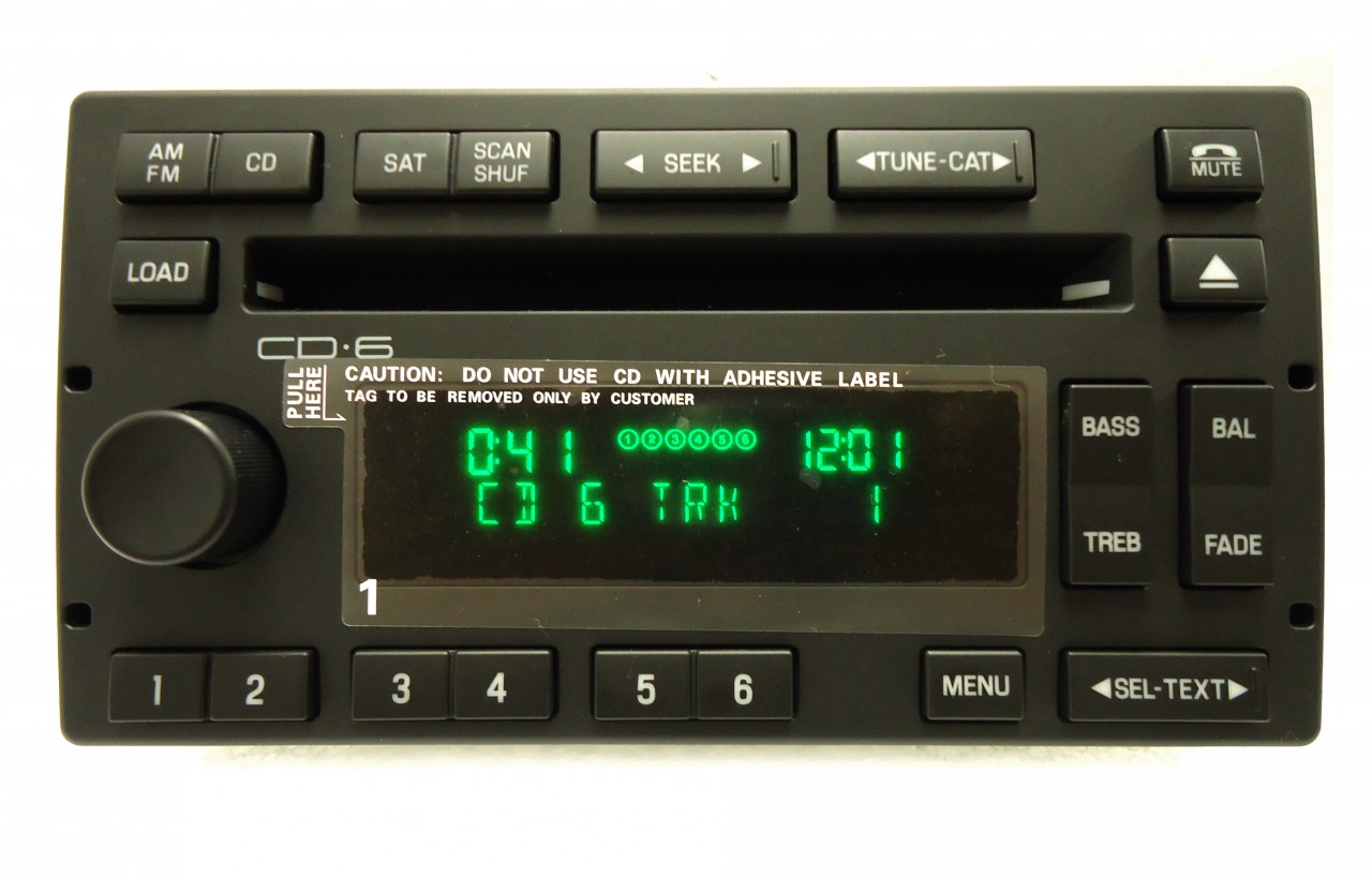 Ford crown victoria factory cd player