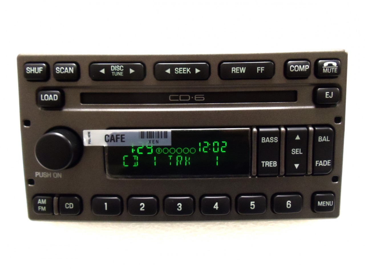New 01 02 03 04 Ford Explorer Sport Trac Radio Stereo 6 Disc Changer CD Player