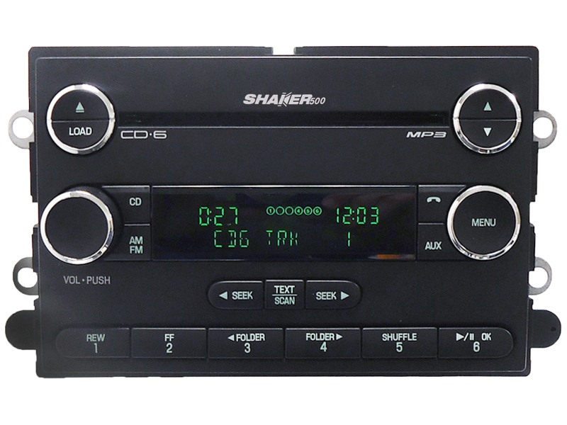 08 09 Ford Mustang Shaker 500 Satellite Radio Stereo 6 Disc Changer CD Player